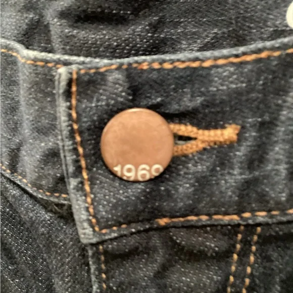 GAP Denim Shorts Roll Cuff Boyfriend Jean Shorts 24 Y2K - Picture 5 of 10